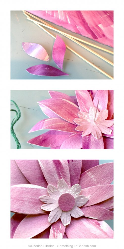 Something to Cherish - Watercolor Paper Flowers