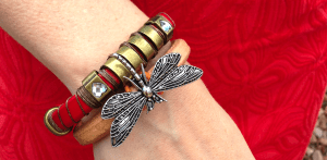 leather slide bracelets