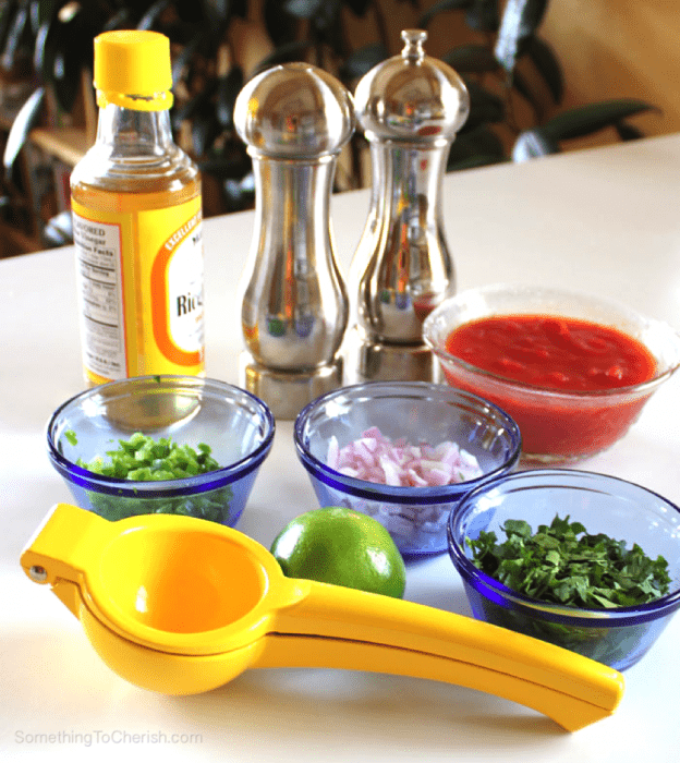 Ingredients Fresh Garden Salsa Recipe by Benjamin Hummel for Something to Cherish