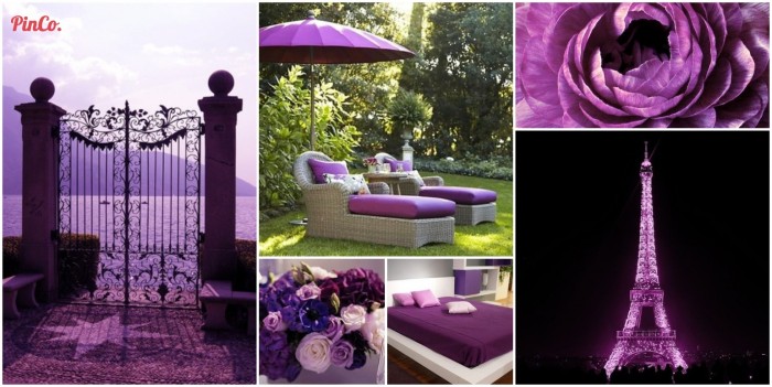 Radiant Orchid Pantone2014 Pinterest Board Collage