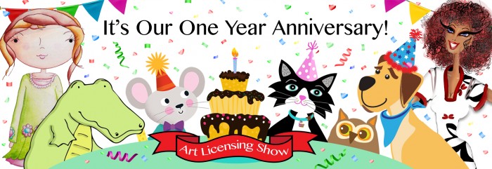 Art Licensing Show Anniversary Banner