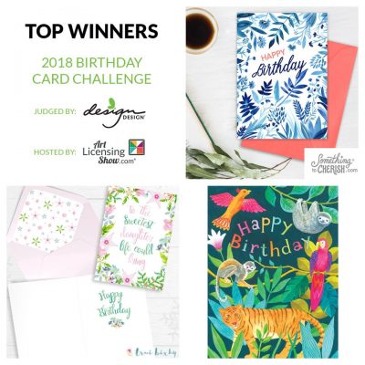Birthday Greeting Card Art Licensing Challenge Winners