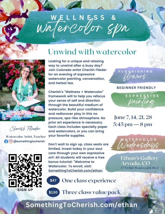 Wellness + Watercolor Summer Spa Experiences: Arvada, Colorado